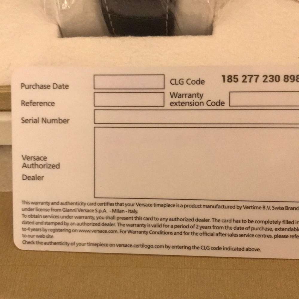 Mens Versace watch V-Sport IP NWT - Picture 5 of 12
